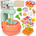 Fabric Flower Bouquets Toys, DIY Craft Kits Toys for Kids - Flowers Market Toy, Build Your Flower Bouquet, Arts & Crafts for 4+ Year Toddler Girl, Educational Activity Preschool B-Day Gifts