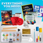 National Geographic Earth Science Kit with 100+ Activities for Kids 8-12 | Crystal Growing, Volcano Experiments, Rock Collection, Earth Science Activities, STEM Projects, Birthday Gift