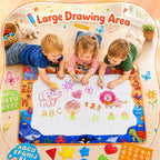 Water Doodle Mat, Kids Drawing Toys for 3 4 5 Year Old Boys Girls Gifts | Reusale Princess Color Mat, Mess-Free Coloring, Educational Doodle Toy, Toddlers Birthday Gifts for Age 3 4 5 6 7 8 Year Old