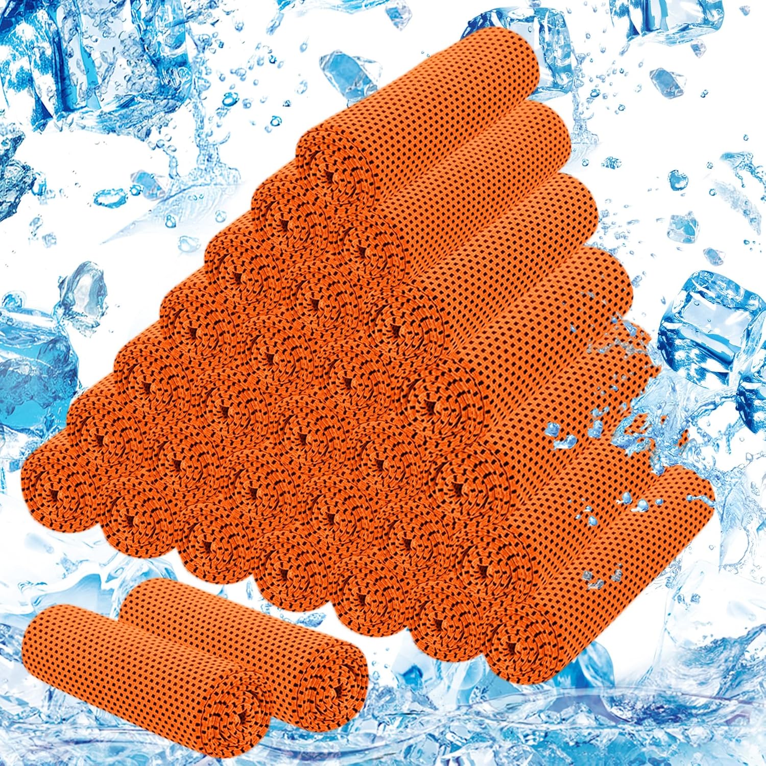 Cooling Towels for Neck and Face (40"x12"), Ice Microfiber Cooling Towels Bulk for Workout Chill Sweat Towels Cooling Neck Wraps for Gym Yoga Golf Running Sport