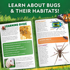 National Geographic Bug Catcher Kit and Outdoor Insect Habitat for Kids | 360-Degree Viewer, 2 Magnifying Lenses, Catching Net, Tweezers, Outdoor Exploration Toy, Insect Science, Birthday Gift