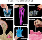 National Geographic Sensory Science Kit - Mega Science Kit, Includes Sensory Play Sand for Kids, Slime, Putty, and Other Projects, Slime Kit for Boys and Girls, Stress Relief Toy
