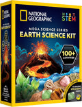 National Geographic Earth Science Kit with 100+ Activities for Kids 8-12 | Crystal Growing, Volcano Experiments, Rock Collection, Earth Science Activities, STEM Projects, Birthday Gift