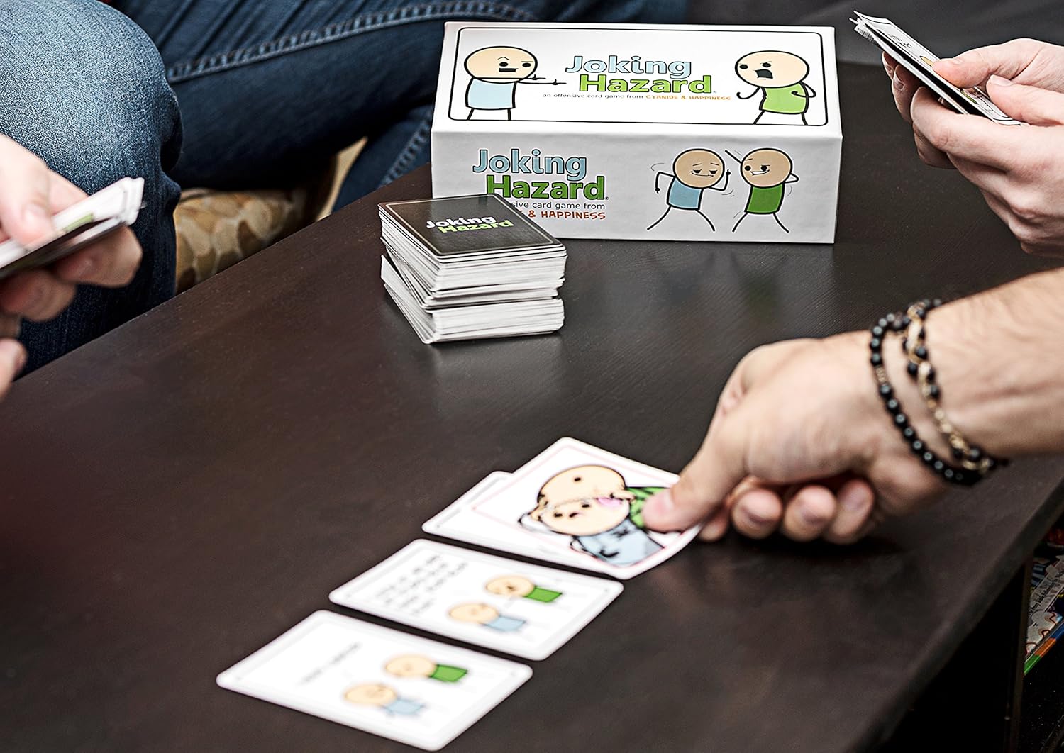 Joking Hazard Deck Pack for Fun Party Games by Cyanide & Happiness, 100 New Hilarious Comic Cards | Perfect for Game Night