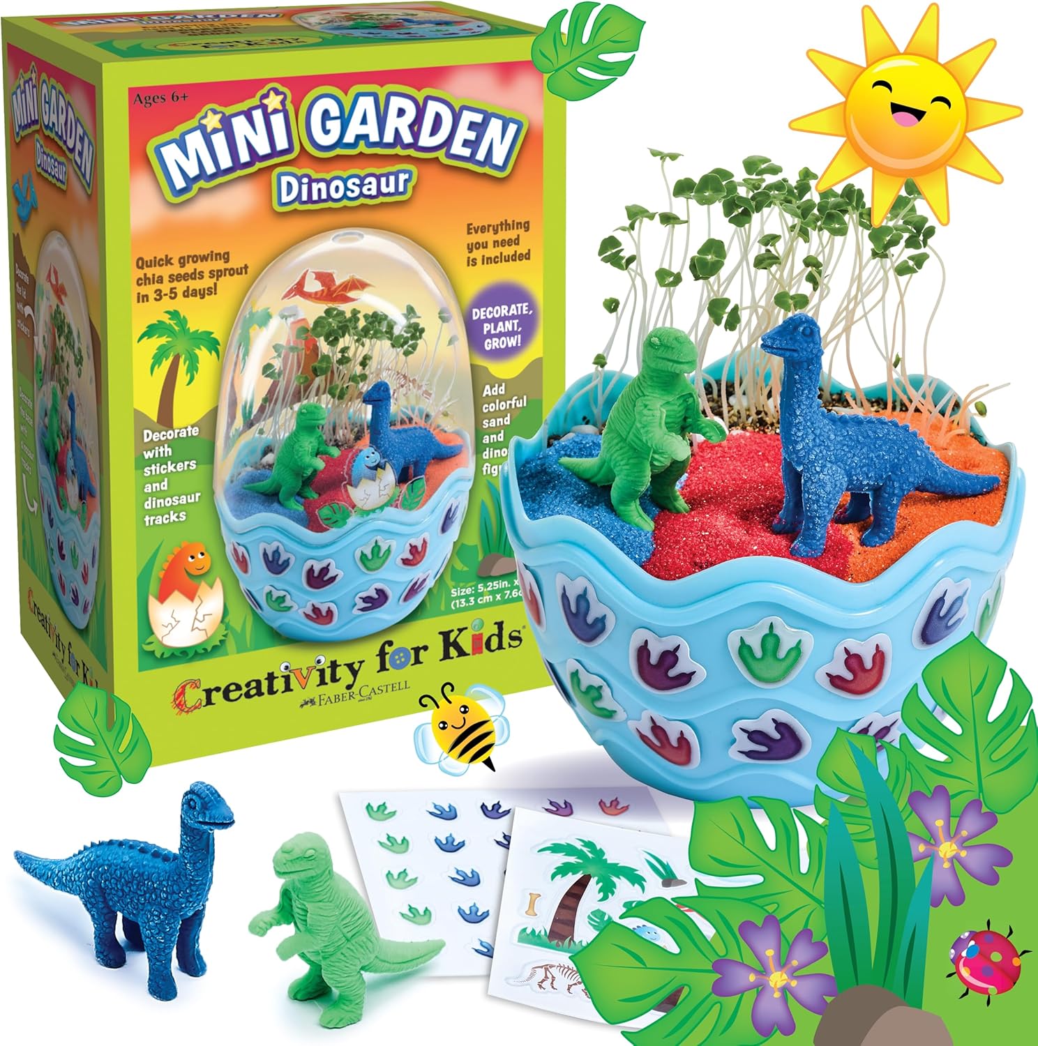 Creativity for Kids Mini Garden: Gifts for Girls, Crafts and Toys, Stocking Stuffers for Kids (Ages 6+)