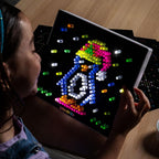 Lite Brite Ultimate Value Retro Toy, 12 Seasonal Templates, Peg Pouch, Light up Creative Activity Toy, Educational Stem, Gift for Girls and Boys, Ages 4+