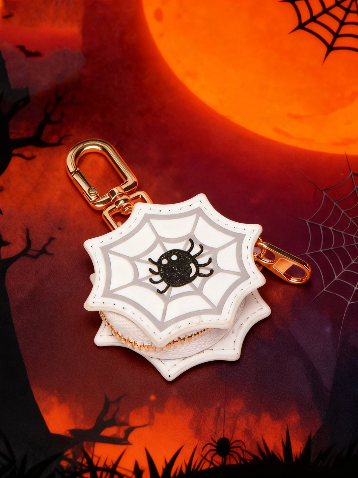 Halloween Coin Purse Fashion Personality Little Pumpkin Pendant Keychain Cute Mini Bag Accessories Send Girls Halloween Gifts
