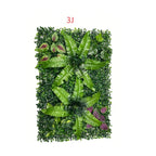 Artificial Green Wall Panels Faux Jungle Grass Decor for Home Garden Vibrant Greenery Mats for Outdoor Patio Weddings Christmas