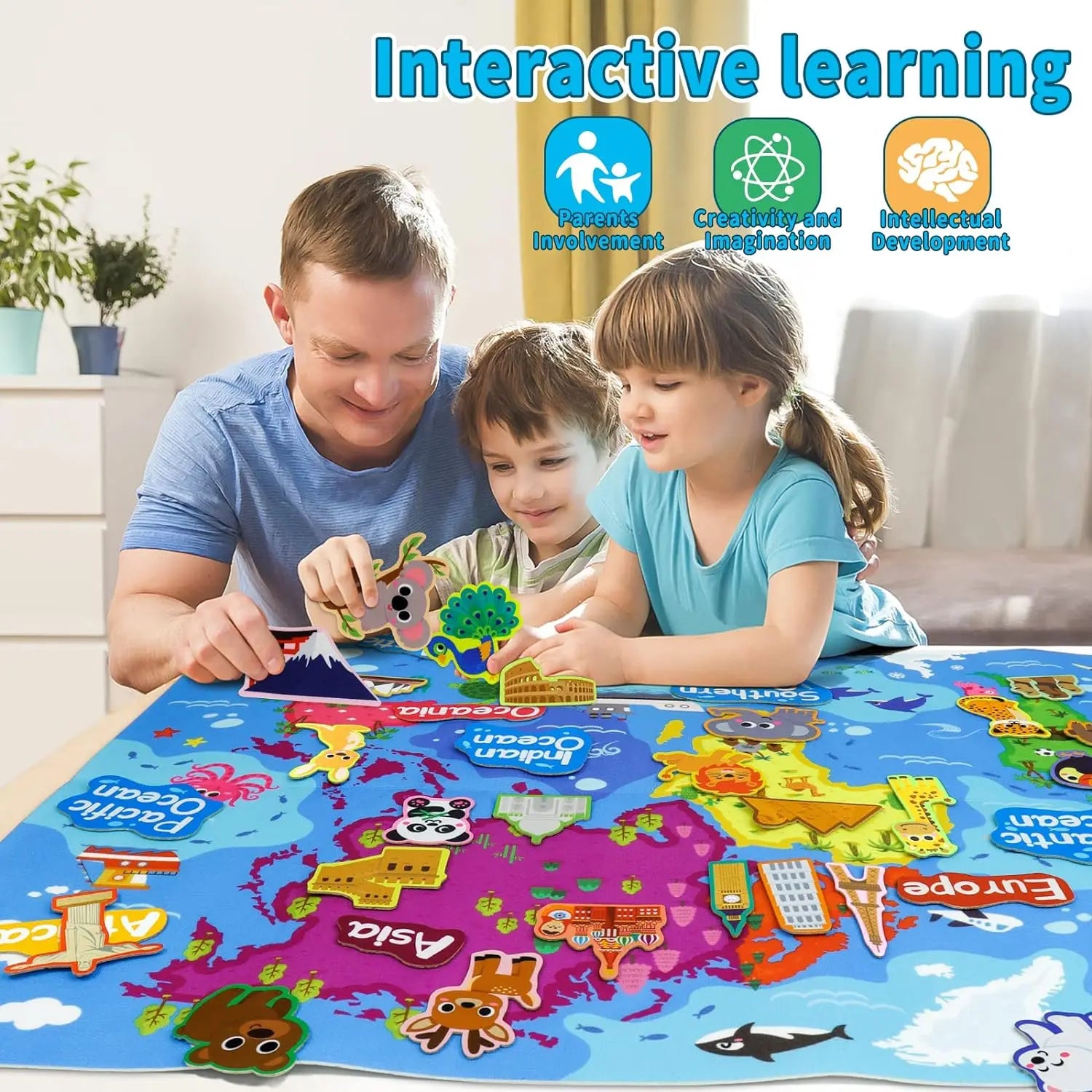 Montessori Outer Space Felt Board Story Set for Preschool Learning