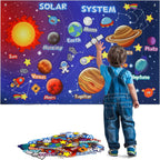 Montessori Outer Space Felt Board Story Set for Preschool Learning