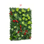 Artificial Green Wall Panels Faux Jungle Grass Decor for Home Garden Vibrant Greenery Mats for Outdoor Patio Weddings Christmas