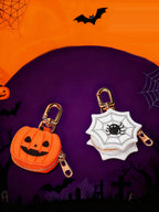 Halloween Coin Purse Fashion Personality Little Pumpkin Pendant Keychain Cute Mini Bag Accessories Send Girls Halloween Gifts