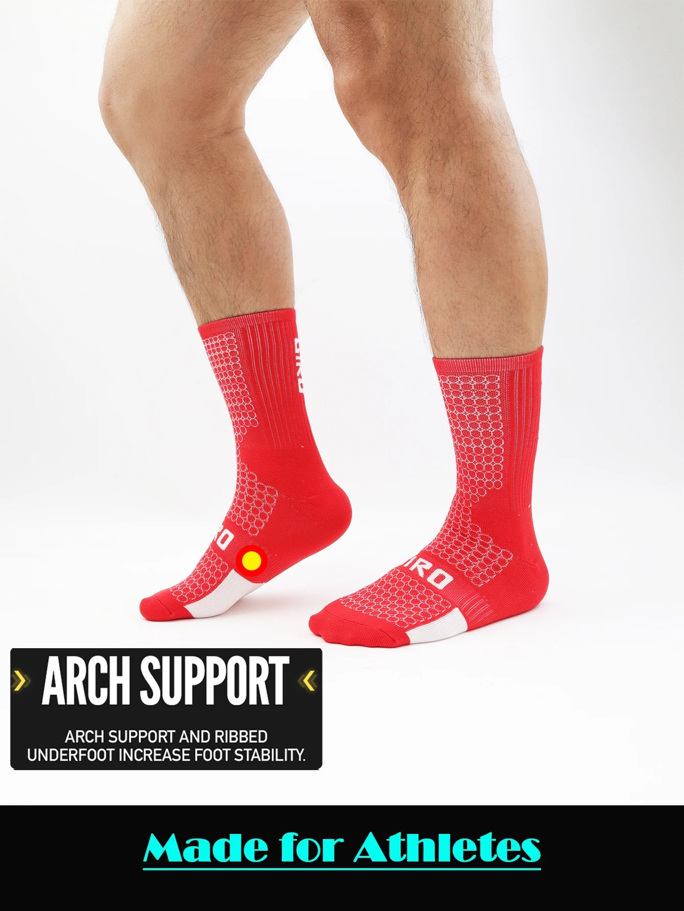 Cycling Socks Men 4 Pairs/set Biking Socks Women Sport Sweat Absorbing Breathable Football Soccer Compression Socks Wholesale