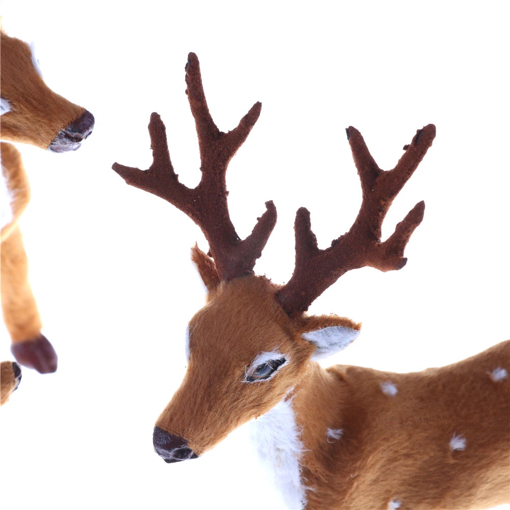 New Christmas Simulation Plush Reindeer Xmas Elk Plush TOY New Year Decorations