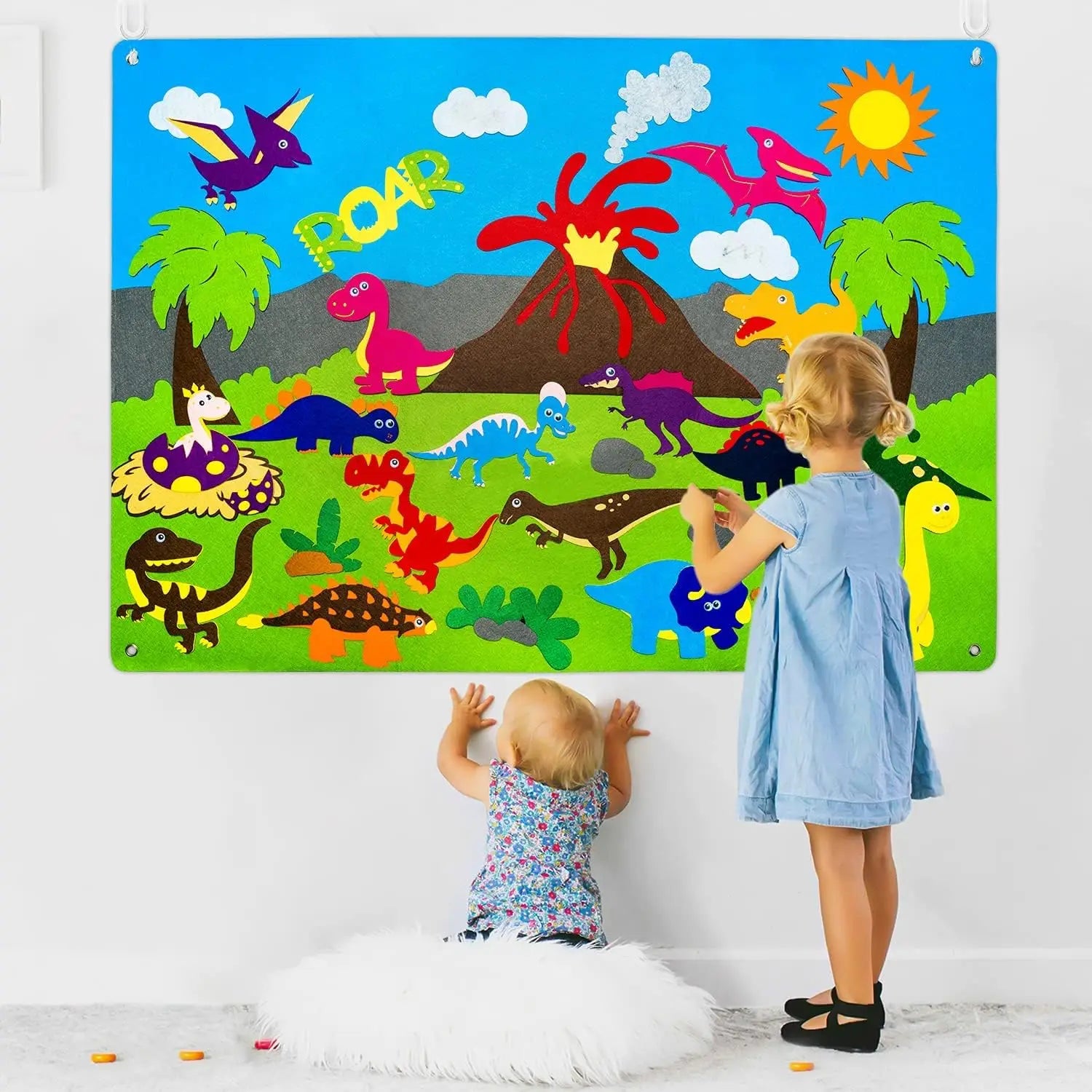 Montessori Outer Space Felt Board Story Set for Preschool Learning