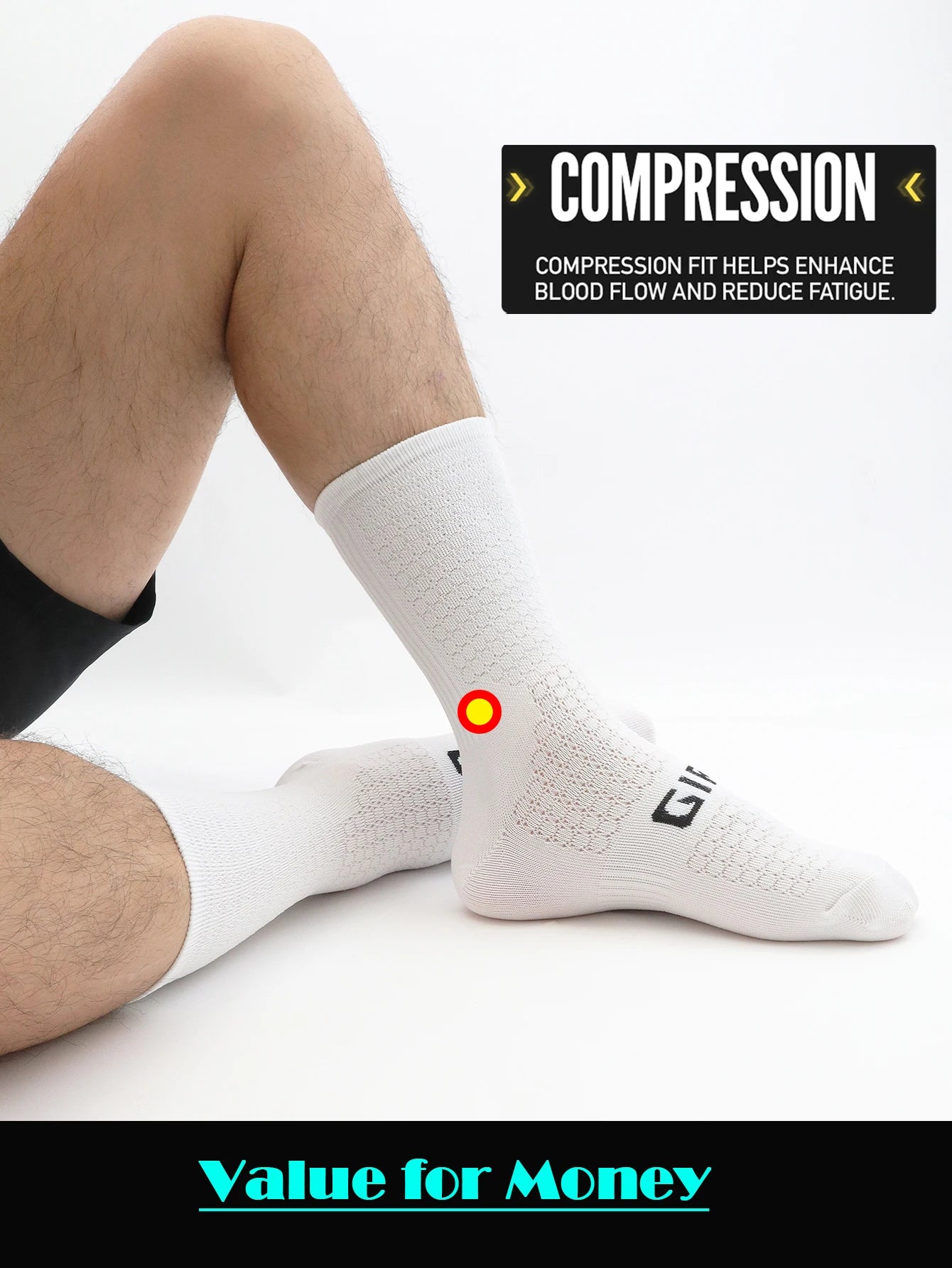 Cycling Socks Men 4 Pairs/set Biking Socks Women Sport Sweat Absorbing Breathable Football Soccer Compression Socks Wholesale