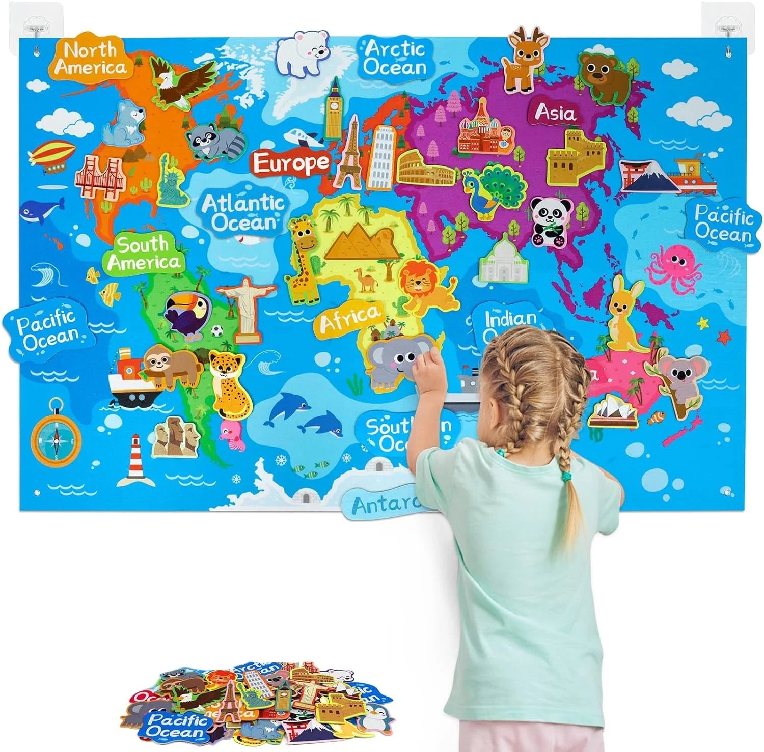 Montessori Outer Space Felt Board Story Set for Preschool Learning