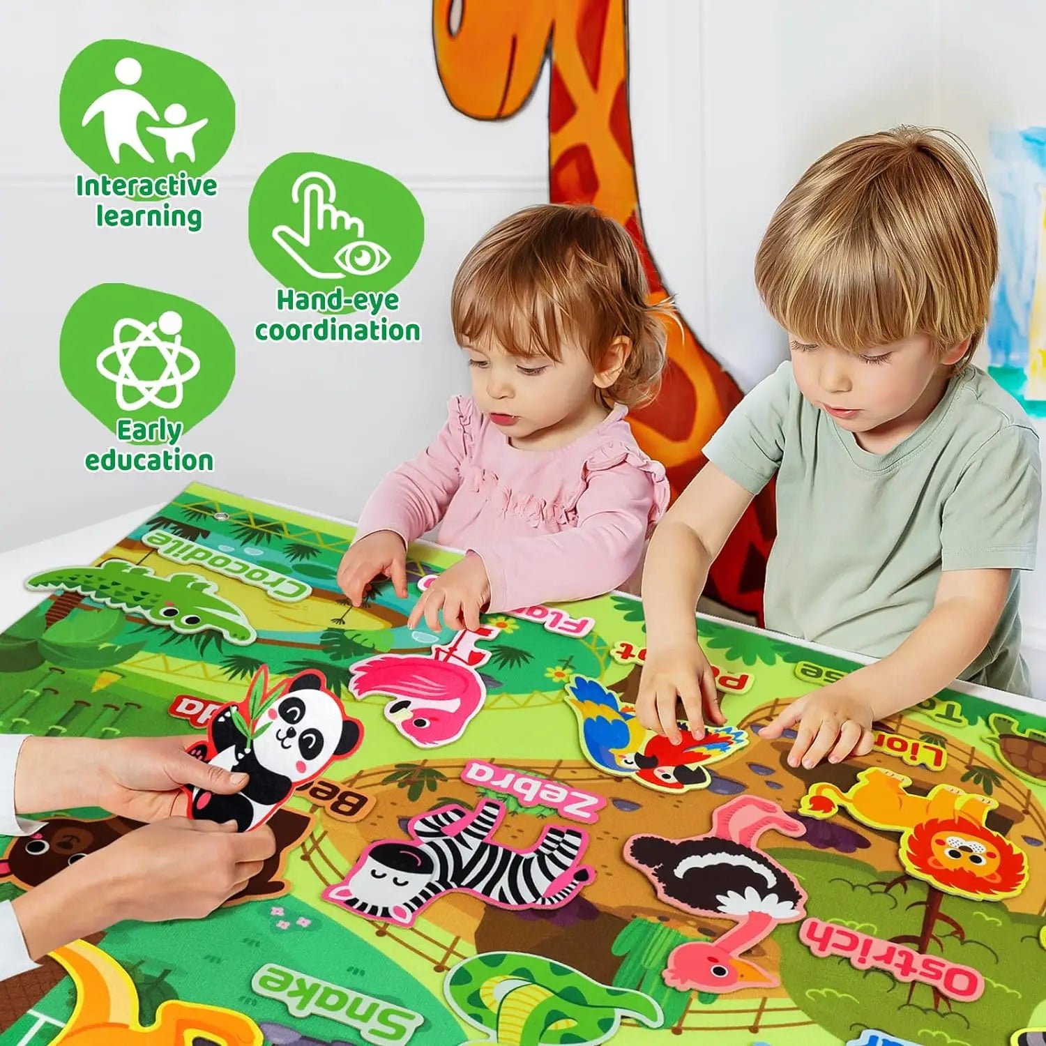 Montessori Outer Space Felt Board Story Set for Preschool Learning