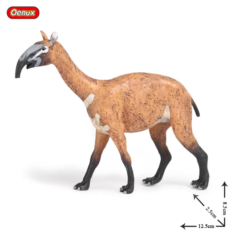 Oenux Simulation Wild Animals Toy Desert Camel Donkey Alpaca Antelope Elk Deer Model Action Figures PVC Decoration Kids Gift