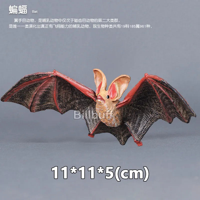 Simulation Wild Animals Zoo Wolf Monkey Fox Chameleon Pangolin Squirrel Chinchilla Donkey Sloth Model Figures Educational Toys