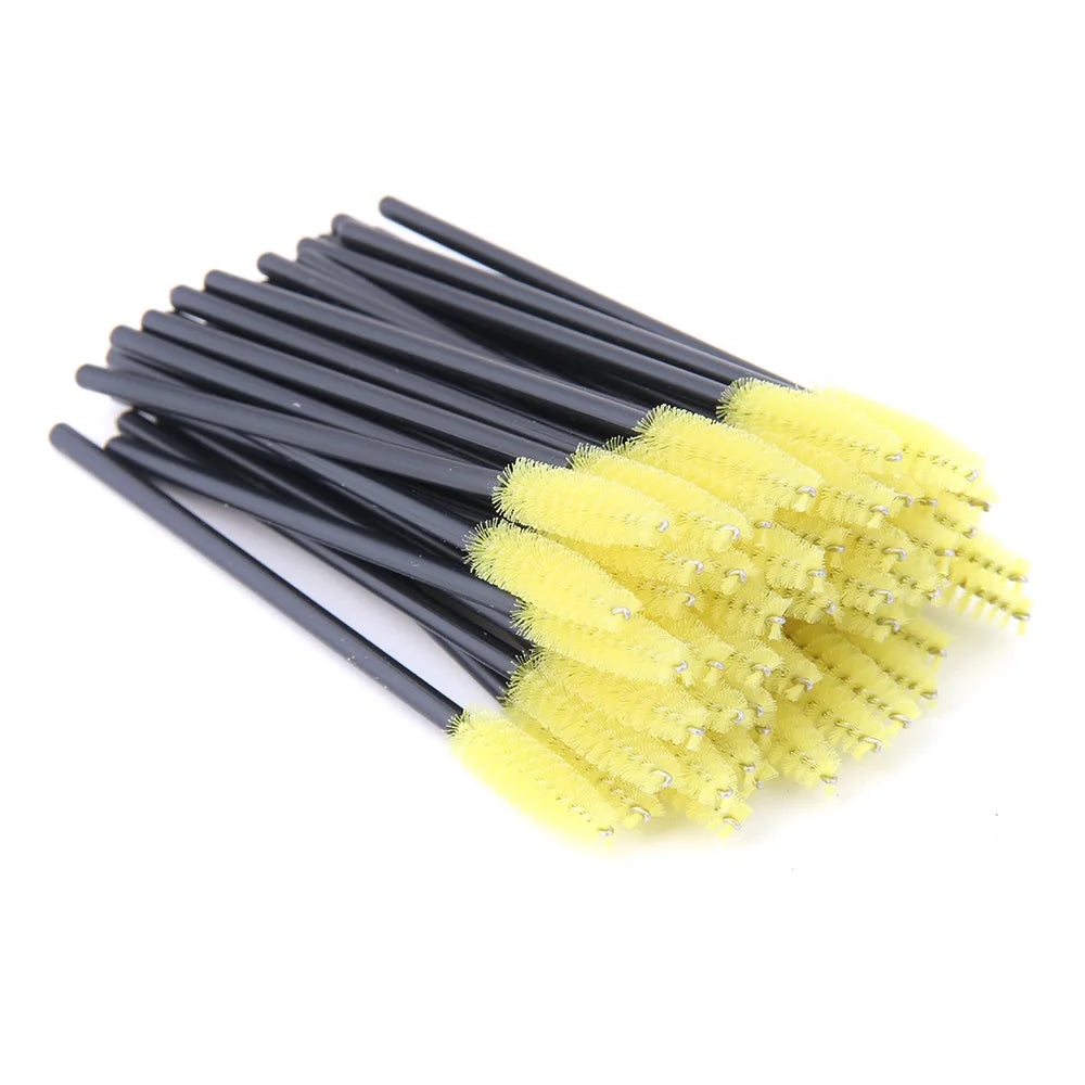 5/50 Pcs Eyelash Brushes False Eye Lashes Extension Tools Eyebrow Brush Mascara Wands Applicator Spoolers Lashes Cosmetic Tool