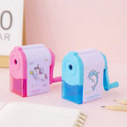 Lytwtw's Cute Unicorn Dolphin Mechanical Sharpener For Pencil School Office Supplies Creative Stationery Back To School