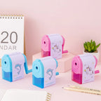 Lytwtw's Cute Unicorn Dolphin Mechanical Sharpener For Pencil School Office Supplies Creative Stationery Back To School