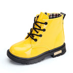Kids Waterproof Snow Boots Plush Winter Shoes for Boys Girls