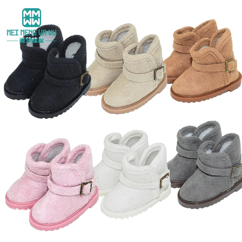 Mini Doll Snow Boots Fashion Shoes for 1/6 BJD Dolls
