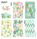 A5 A6 A7 Laser Notebook Planner Organizer Binder Books Journal Sketchbook Accessories Diary Office Supplies Notebook