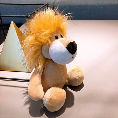 Stuffed Forest Animal Plush Toys – Lion, Tiger, Elephant & More
