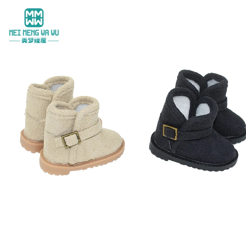 Mini Doll Snow Boots Fashion Shoes for 1/6 BJD Dolls
