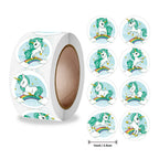 Cute Cartoon Animal Unicorn Sticker Kids Reward Sticker Gift Decoration Label Teacher Encouragement Student Stationery Stickers