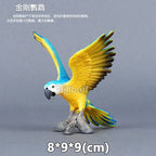 Simulation Wild Animals Zoo Wolf Monkey Fox Chameleon Pangolin Squirrel Chinchilla Donkey Sloth Model Figures Educational Toys