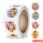 Cute Cartoon Animal Unicorn Sticker Kids Reward Sticker Gift Decoration Label Teacher Encouragement Student Stationery Stickers
