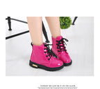 Kids Waterproof Snow Boots Plush Winter Shoes for Boys Girls