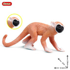 Oenux Simulation Wild Animal Chimpanzee Orangutan Gorilla Tree Sloth Monkey Model Action Figures Garden Miniature Decoration Toy