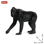 Oenux Simulation Wild Animal Chimpanzee Orangutan Gorilla Tree Sloth Monkey Model Action Figures Garden Miniature Decoration Toy