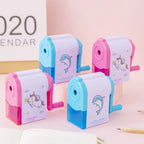 Lytwtw's Cute Unicorn Dolphin Mechanical Sharpener For Pencil School Office Supplies Creative Stationery Back To School