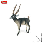 Oenux Simulation Wild Animals Toy Desert Camel Donkey Alpaca Antelope Elk Deer Model Action Figures PVC Decoration Kids Gift
