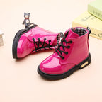 Kids Waterproof Snow Boots Plush Winter Shoes for Boys Girls