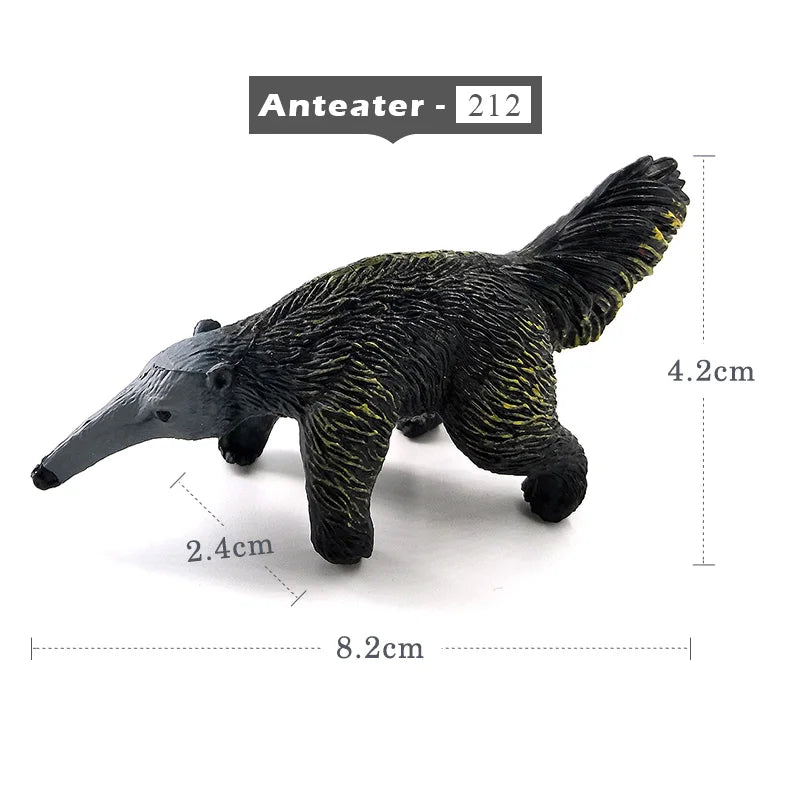 Simulation Fox Rabbit Squirrel Parrot Bird Badger Figurine Animal Model Home Decor Miniature Fairy Garden Decoration Accessories