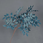 HMEOT Artificial Green Plants Grass Silk Trumpet Leaf Fake Flower Wedding Floral Row Accessories Vase Home Decor Greenery H6969