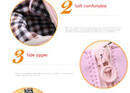 Kids Waterproof Snow Boots Plush Winter Shoes for Boys Girls