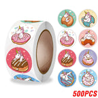 Cute Cartoon Animal Unicorn Sticker Kids Reward Sticker Gift Decoration Label Teacher Encouragement Student Stationery Stickers