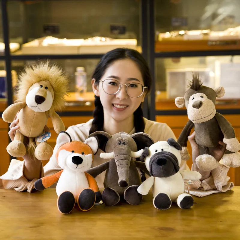 Stuffed Forest Animal Plush Toys – Lion, Tiger, Elephant & More
