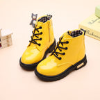 Kids Waterproof Snow Boots Plush Winter Shoes for Boys Girls