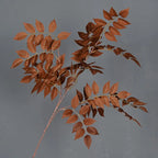HMEOT Artificial Green Plants Grass Silk Trumpet Leaf Fake Flower Wedding Floral Row Accessories Vase Home Decor Greenery H6969