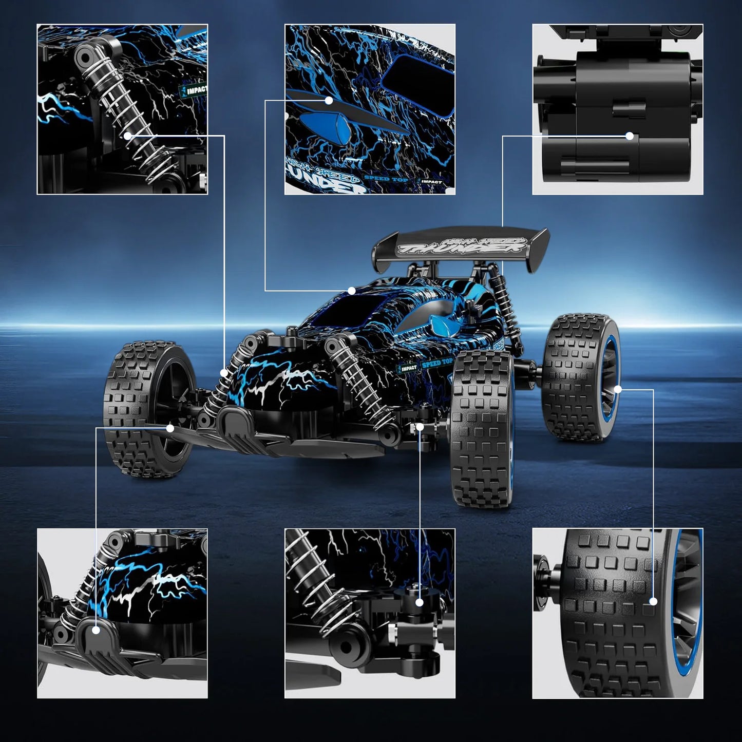 Sinovan RC Car High Speed Radio Controlled Drift Machine Toy