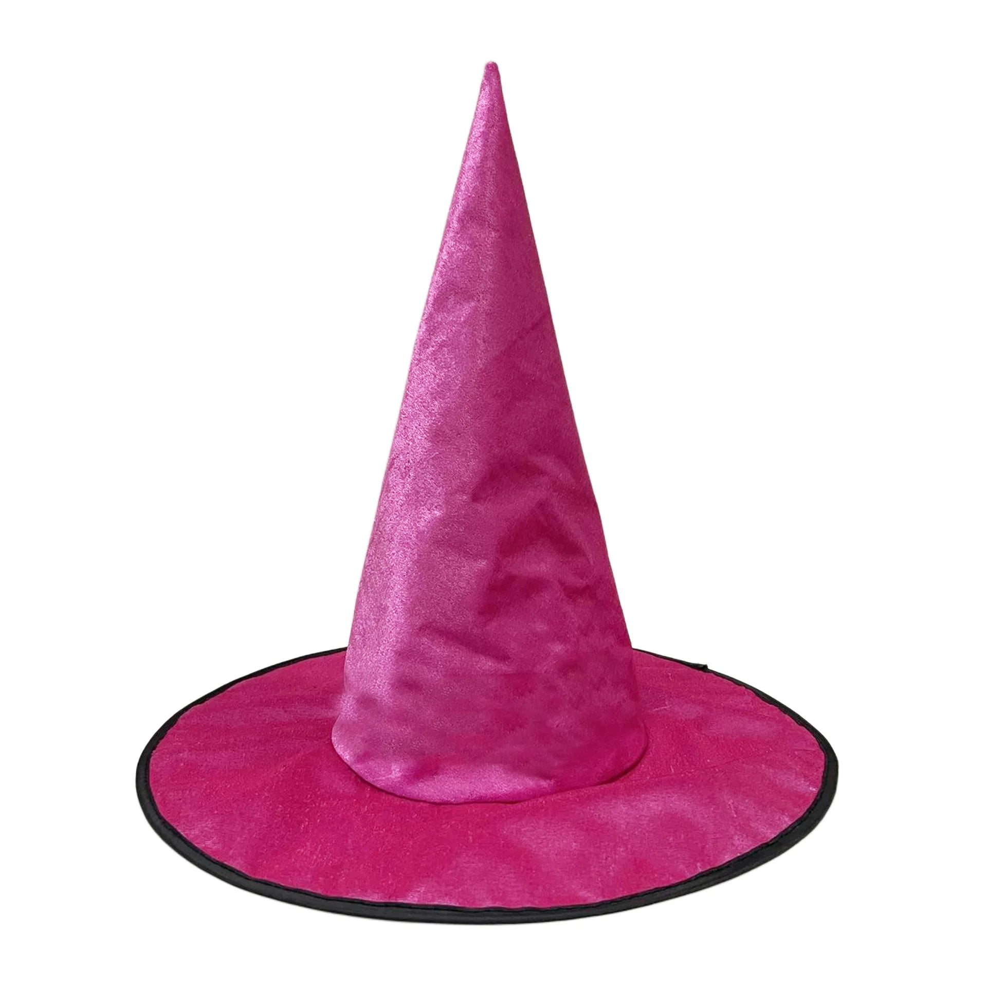 Halloween Witch Hat Flannel Wizard Costume Hat for Parties